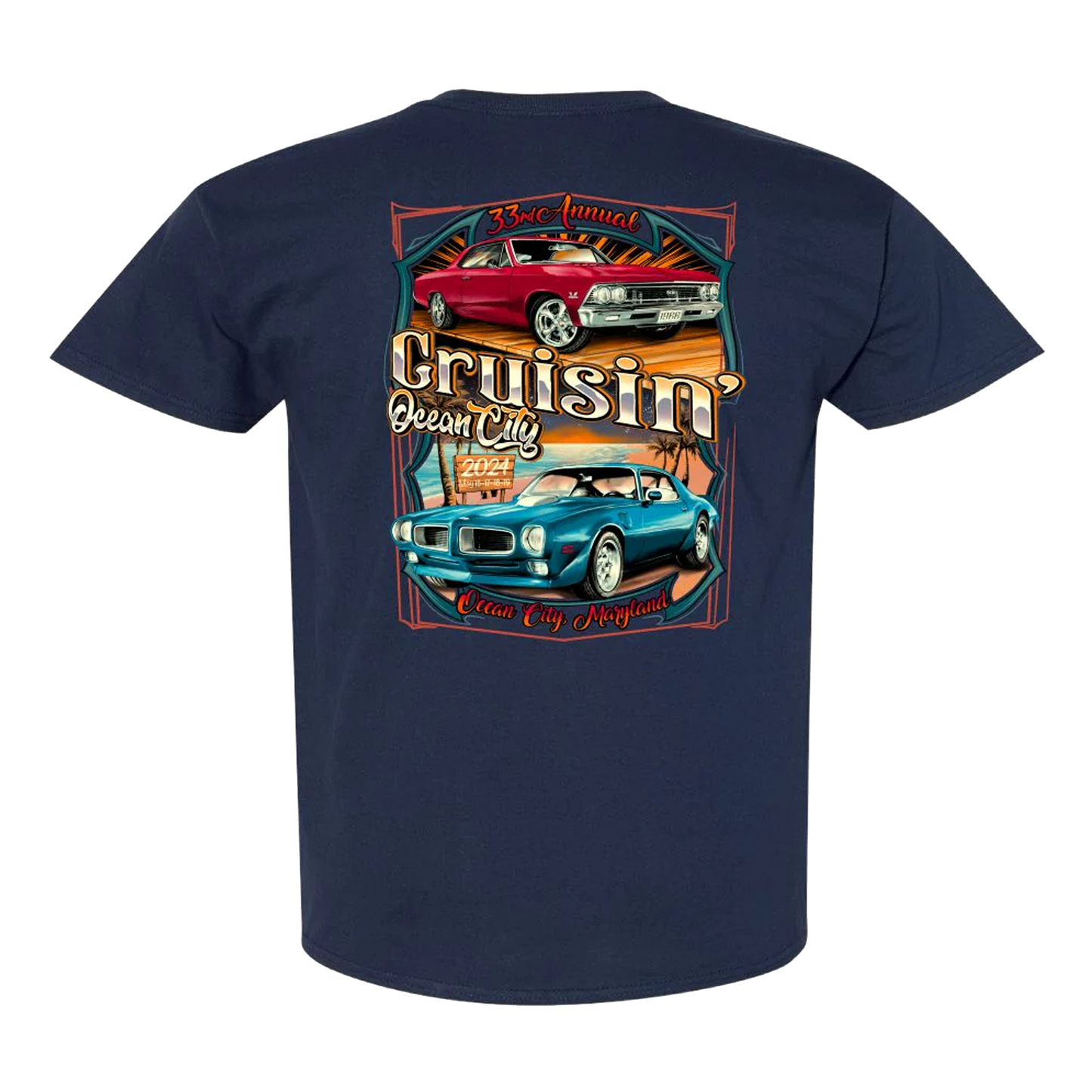 Classic Car Unisex T - Gildan 2024 Cruisin