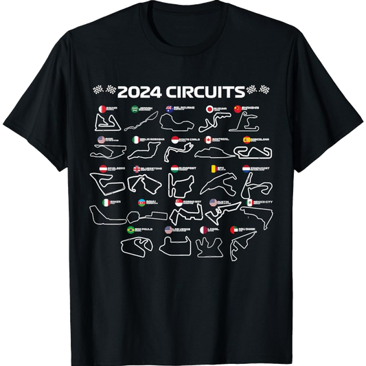 Classic Car Unisex T - Formula Racing 2024 Circuits Race Car Formula Racing